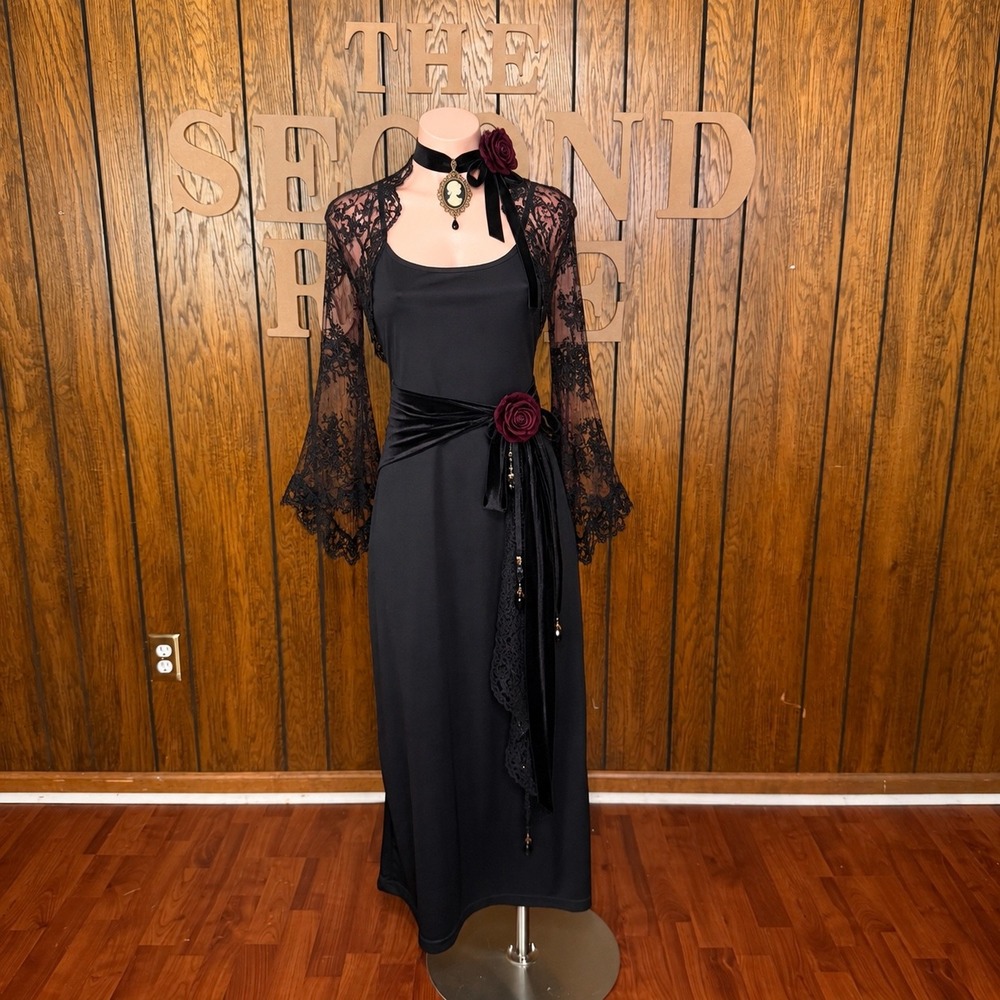 Black Minimalist Slip Maxi Dress Byer Too Women S Y2K Dark Feminine 90s Chic